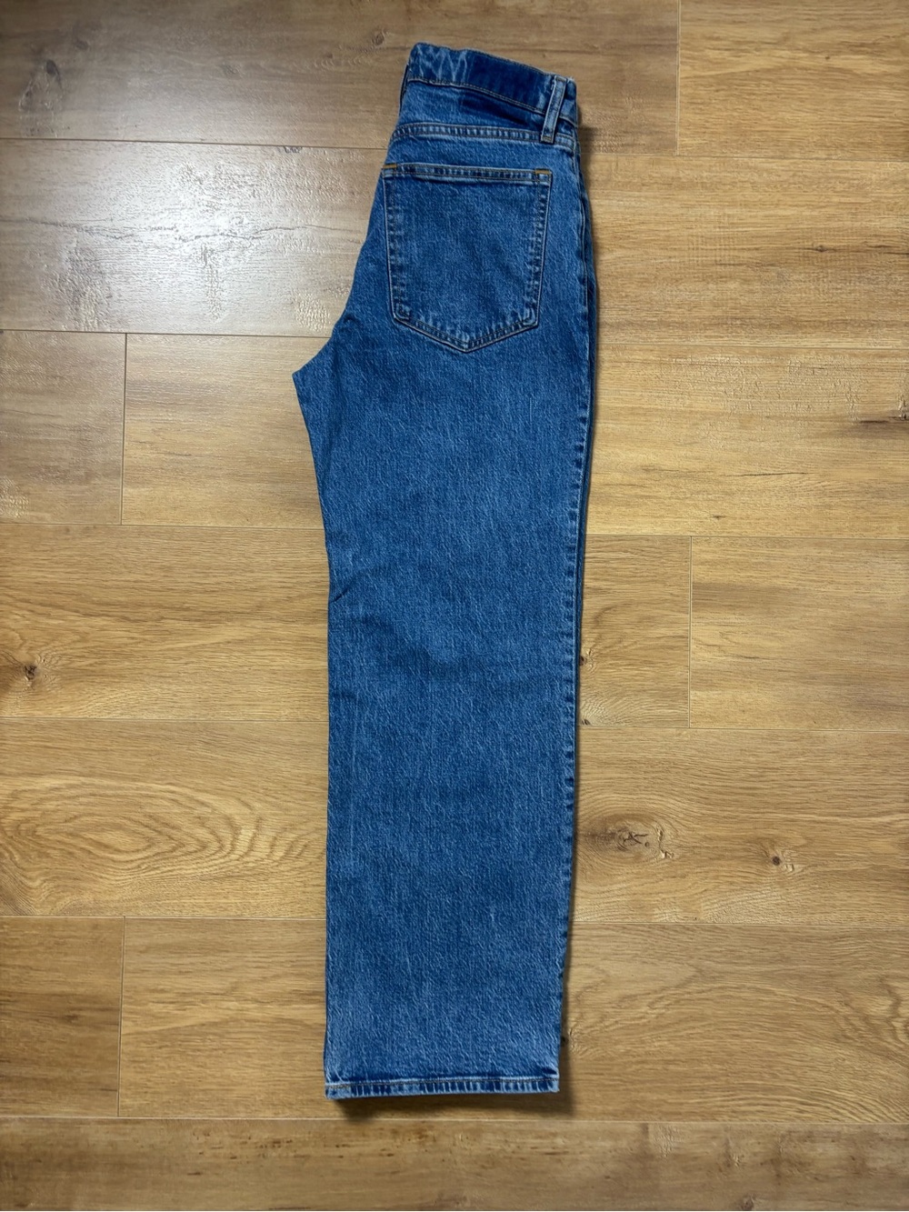 Abercrombie & Fitch Curve Love High Rise 90s Relaxed Jeans 28 Short Blue Denim - Picture 12 of 13